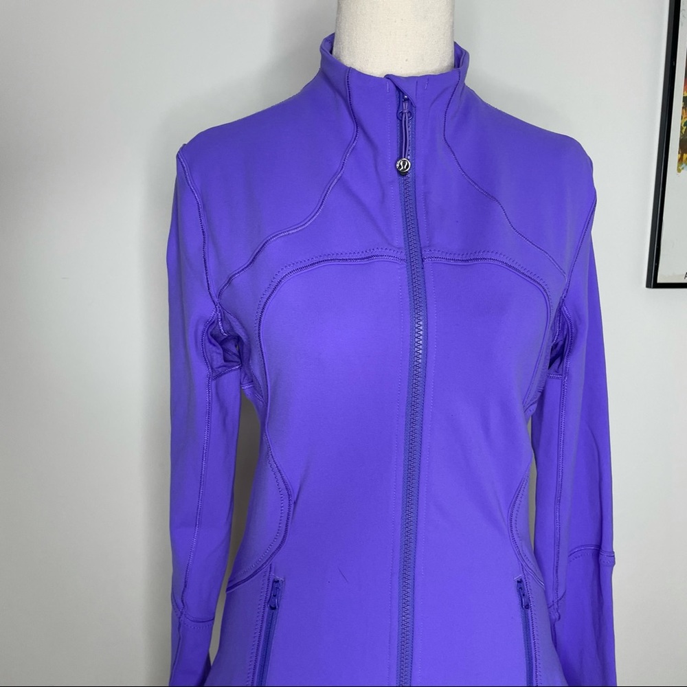 Lululemon Purple Jumper Zip Up - Picture 3 of 10